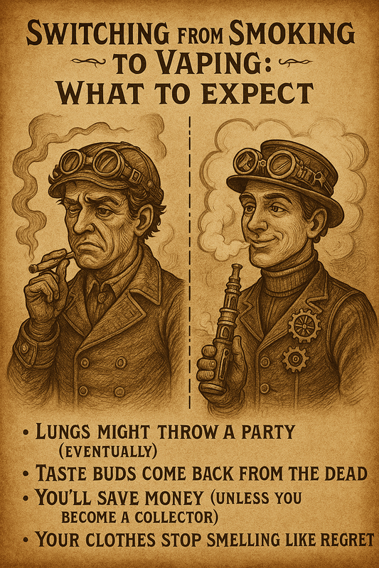Switching from Smoking to Vaping: What to Expect (Besides Fewer Dirty Looks)