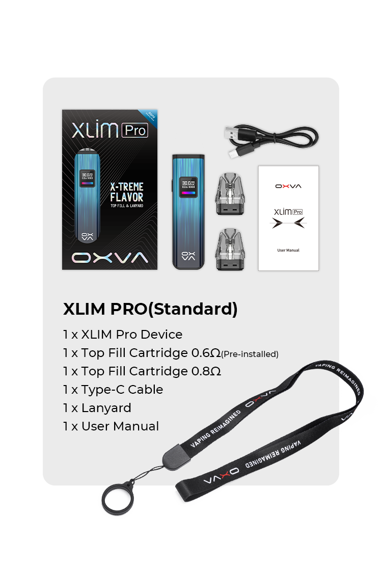 OXVA | Xlim Pro 2 | Pod Kit VAPE AT THE MARKET OXVA | Xlim Pro 2 | Pod Kit VAPE AT THE MARKET