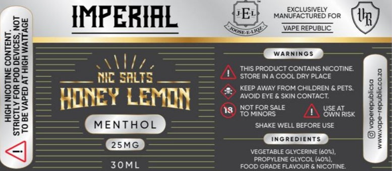 Honey lemon by Imperial salt